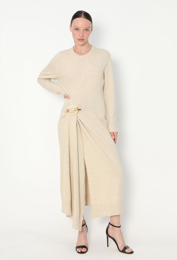 Céline Collector F/W 2018 Brooch Knit Dress - 4