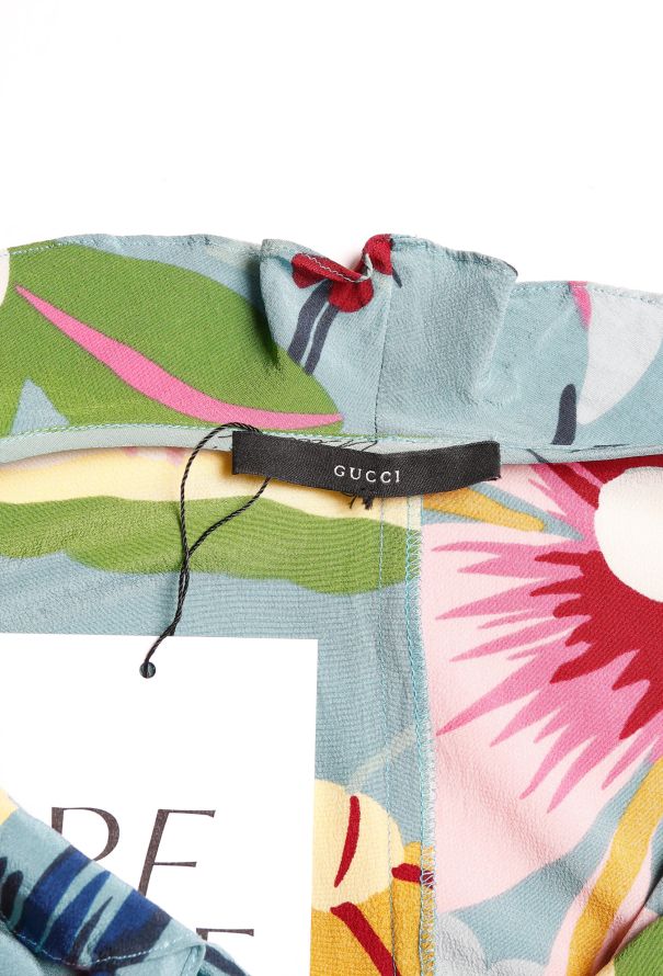 Gucci Iconic S/S 1999 Ruffled Floral Dress - 5