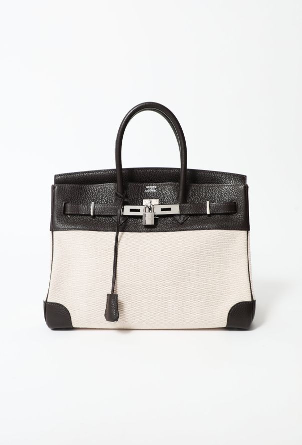 Hermès Clémence & Toile H Birkin 35 - 3
