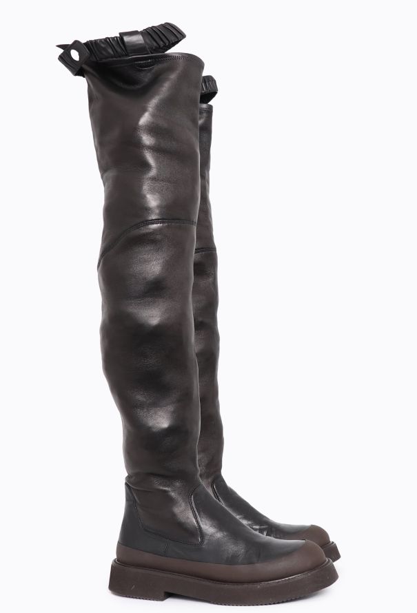Céline Resort 2017 Thigh-High Leather Boots - 4