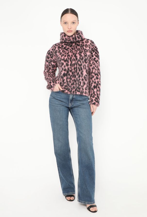 Céline Fall 2014 Leopard Mohair Sweater - 4