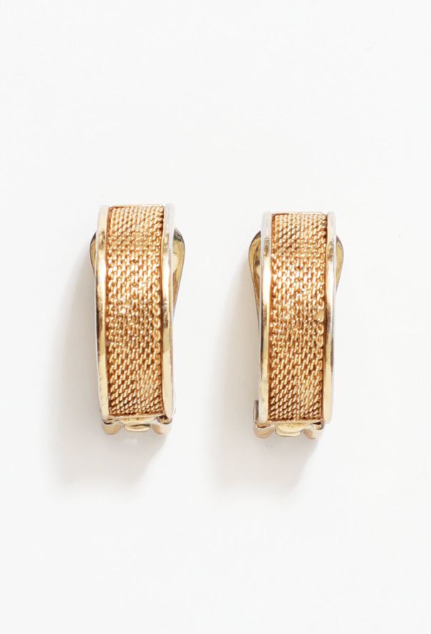 Balenciaga Vintage Chainmail Clip Earrings - 3