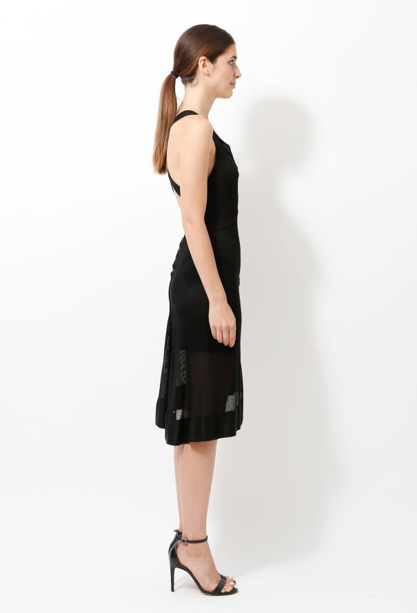 Alaïa 90s Cross Back Asymmetrical Dress - 4