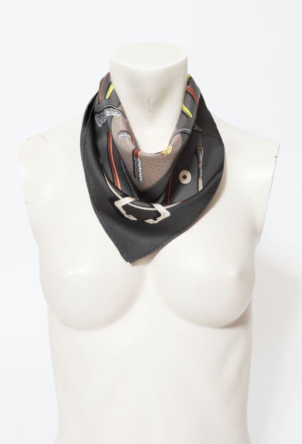 Hermès Cannes & Pommeaux' Silk Carré 42cm - 4