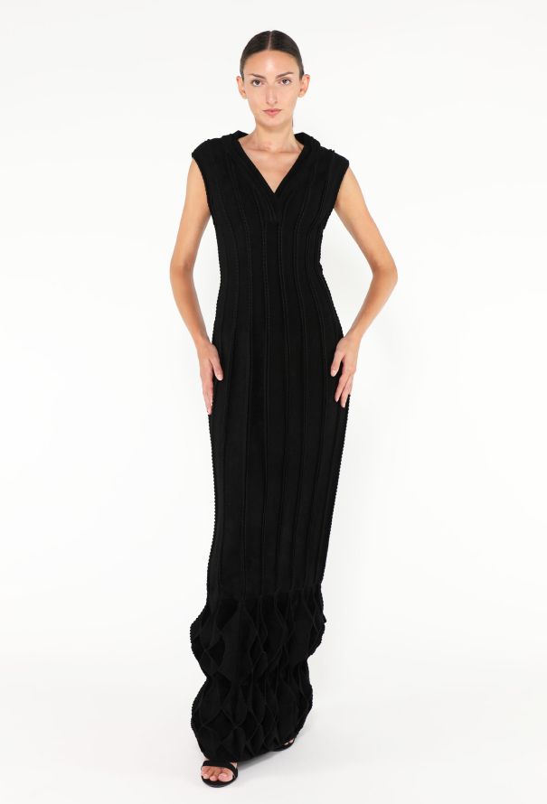 Alaïa 2013 Scalloped Honeycomb Gown - 4