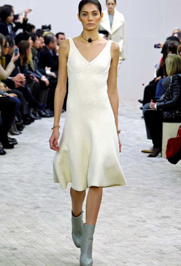 Céline F/W 2013 Wool Trumpet Dress - 2
