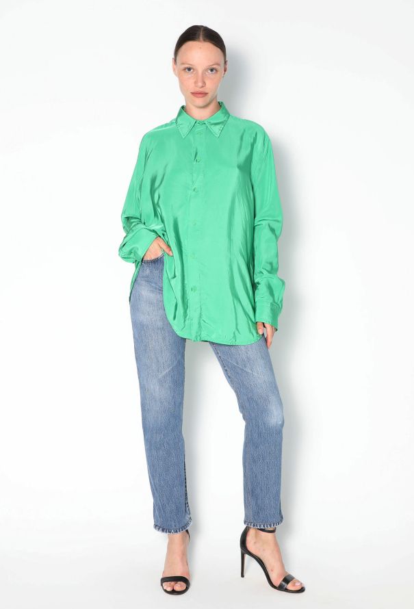 Bottega Veneta 2022 Parachute Silk Shirt - 3
