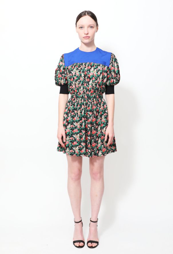 Louis Vuitton Floral Print Crêpe Dress - 1