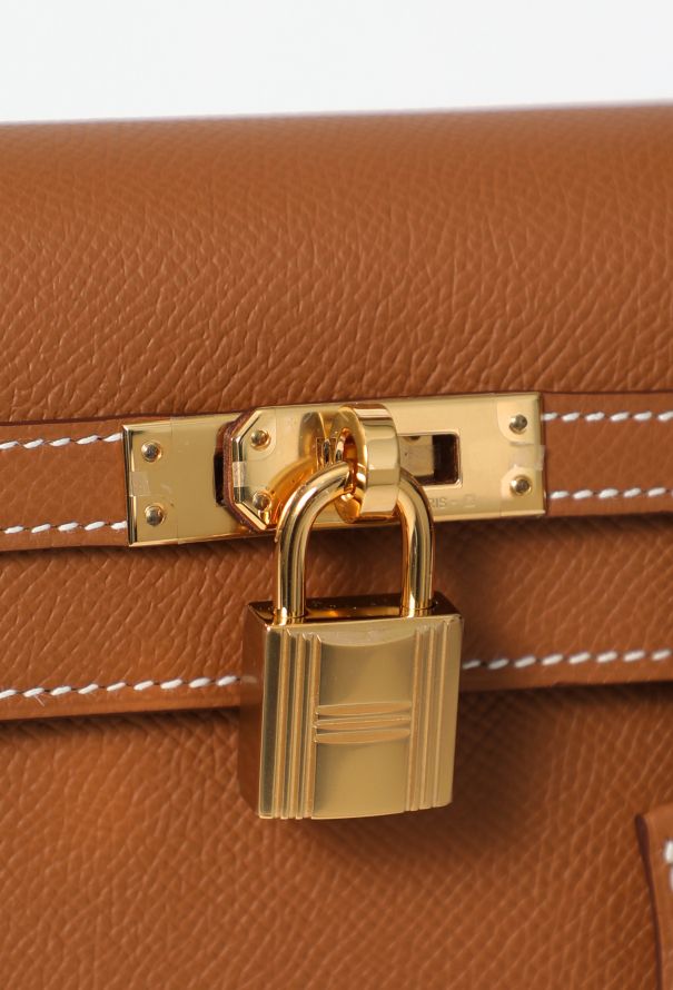 Hermès 2023 Gold Epsom Kelly Sellier 25 - 18