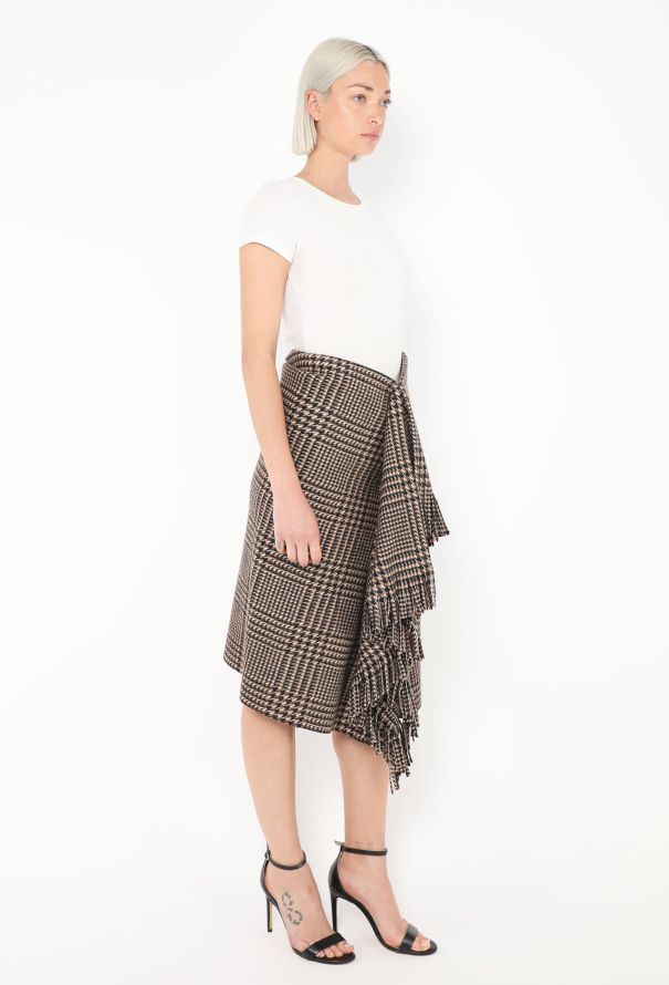 Balenciaga Pre-Fall 2018 Fringe Skirt - 4