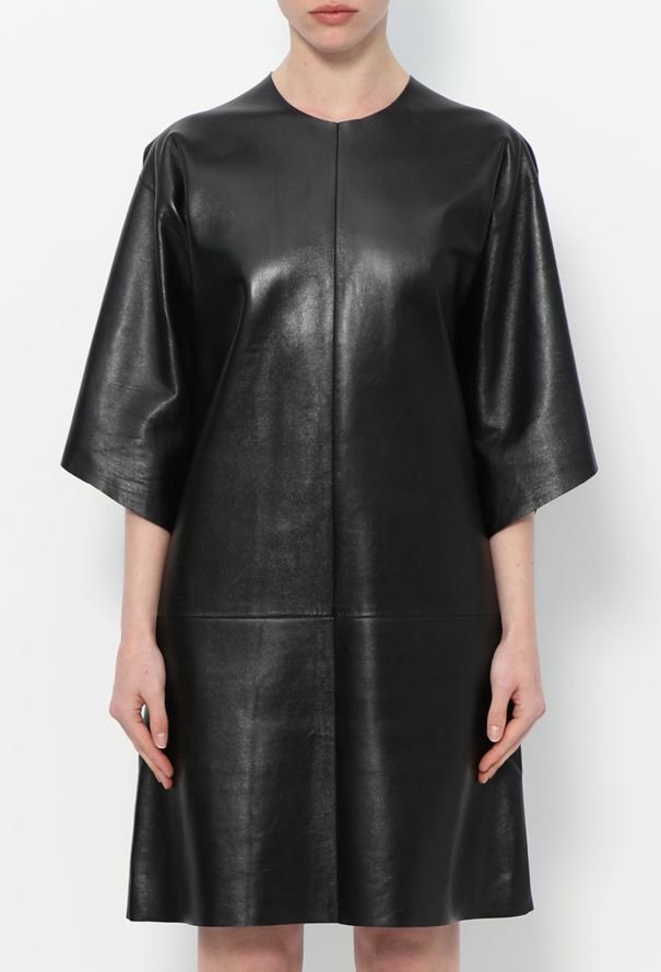 Céline Lambskin A-Line Dress - 2