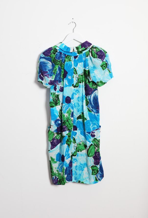 Balenciaga 2008 Floral Print Dress - 8