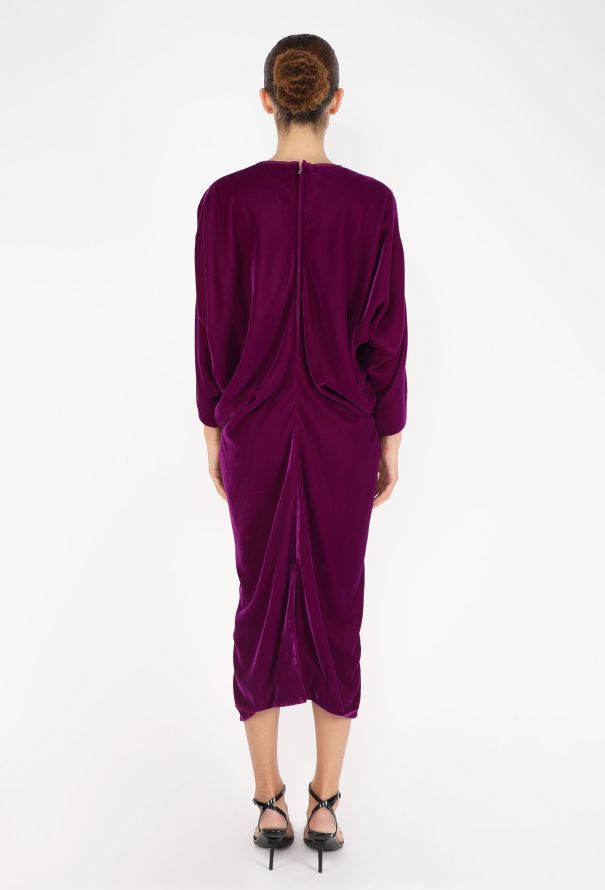 Comme des Garçons Draped Velvet Dress, F/W 2019 - 5