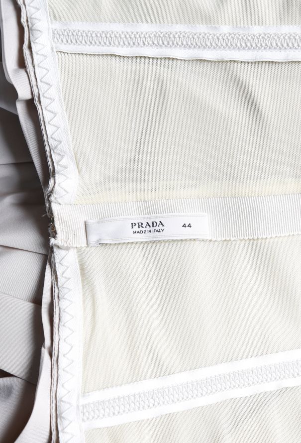 Prada Draped Silk Bustier Dress, 2009 - 4