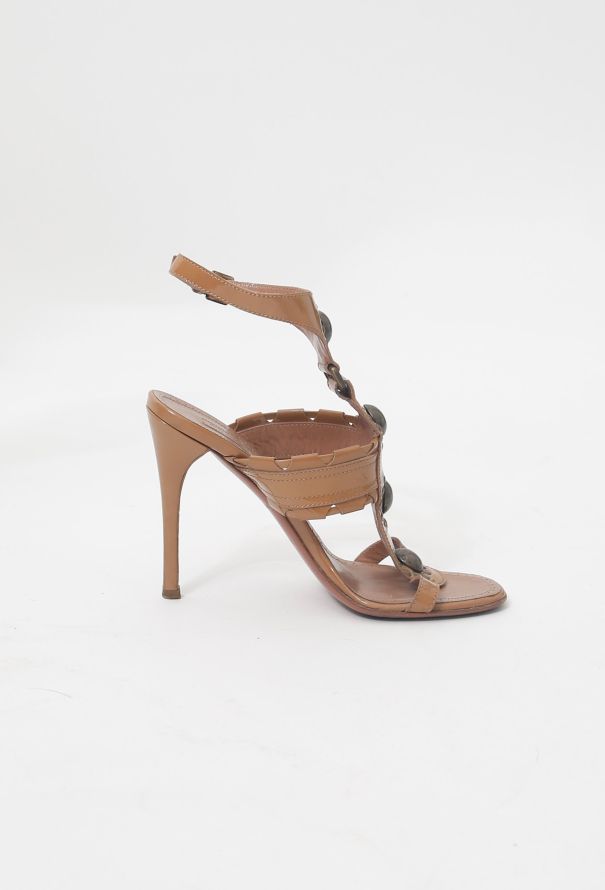 Alaïa Studded Gladiator Sandals - 2