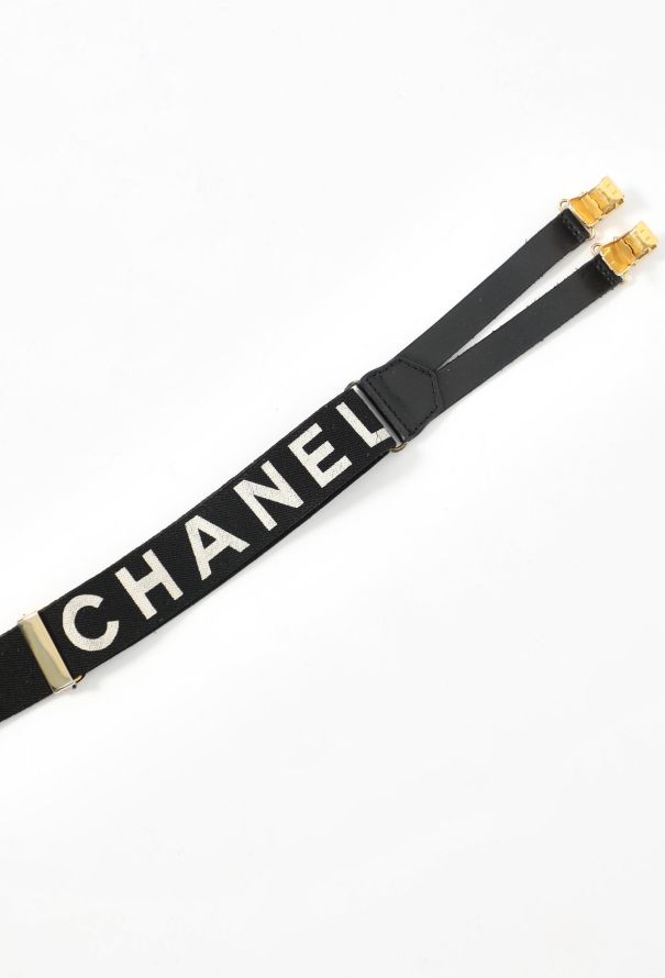 Chanel COLLECTOR S/S 1994 Logo Suspenders - 6