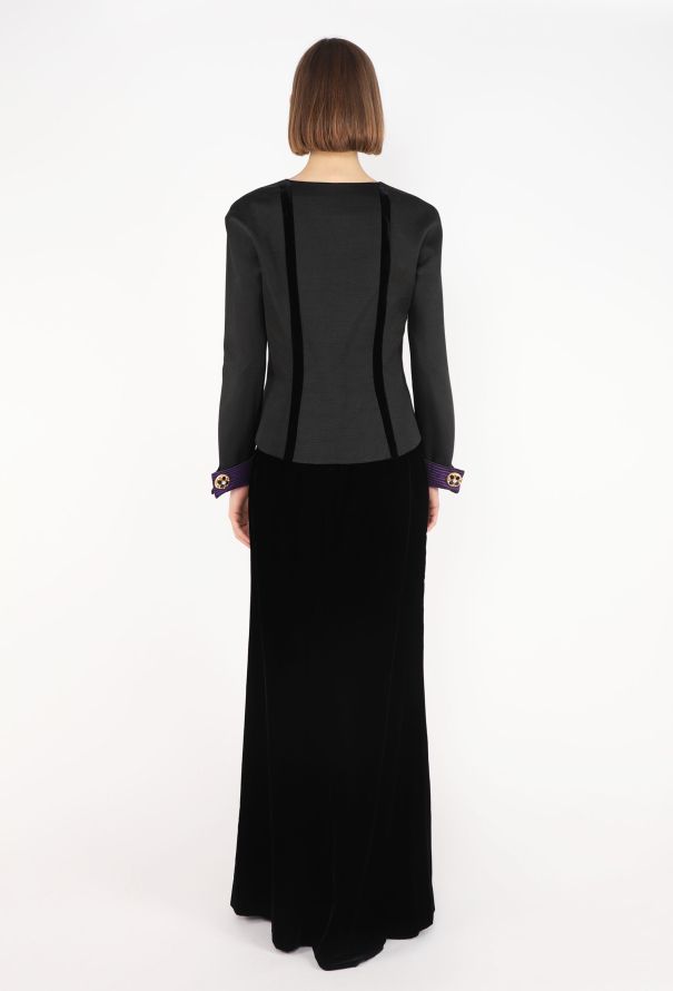 Gianni Versace Plunging Velvet Bustier Top, F/W 1991 - 7