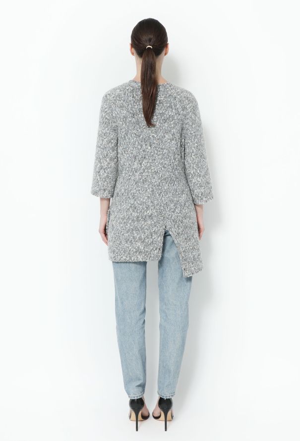 Céline F/W 2014 Bouclé Wrap Cardigan - 5
