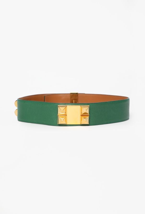 Hermès Epsom 'Collier de Chien' Leather Belt, 1990 - 4