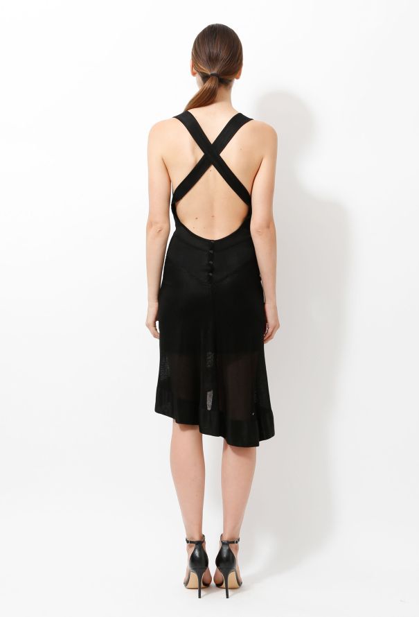 Alaïa 90s Cross Back Asymmetrical Dress - 6