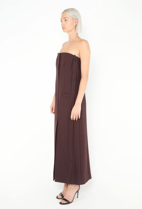 Proenza Schouler F/W 2021 Column Bustier Dress - 4