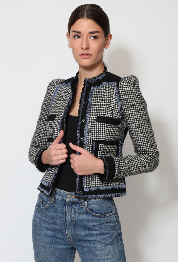 Balenciaga Pre-Fall 2008 Houndstooth Jacket - 6