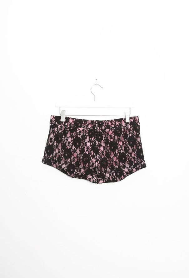 Alexander McQueen F/W 1996 'Dante' Lace Mini Shorts - 7