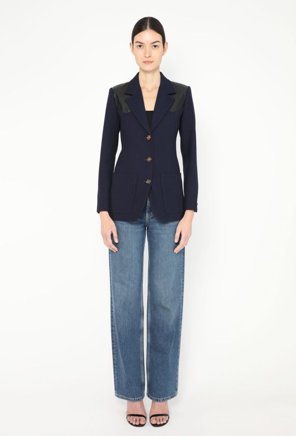 Louis Vuitton 2023 Twill Monogram-Lined Blazer - 3