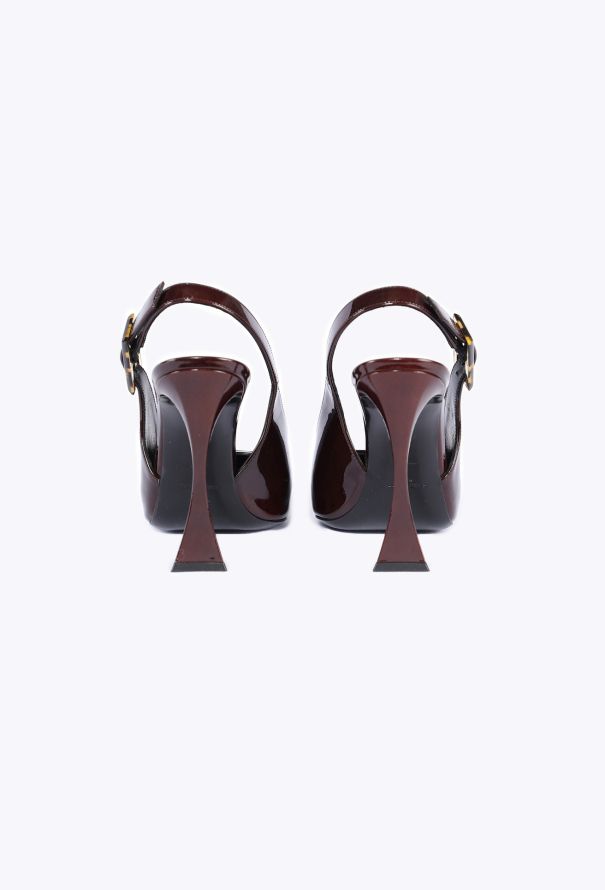 Saint Laurent Marron Glacé Dune Pumps, S/S 2024 - 5