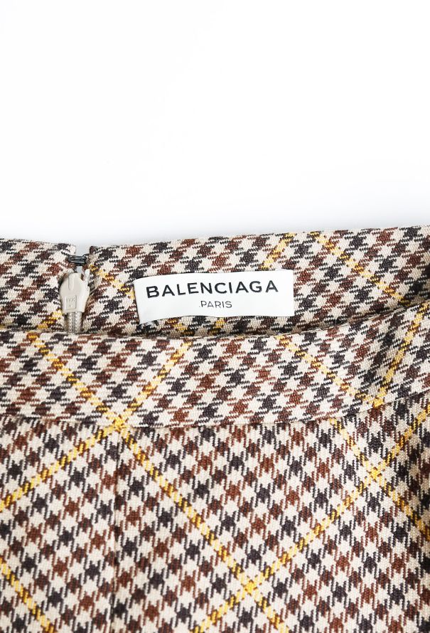 Balenciaga F/W 2016 Plaid Skirt - 6