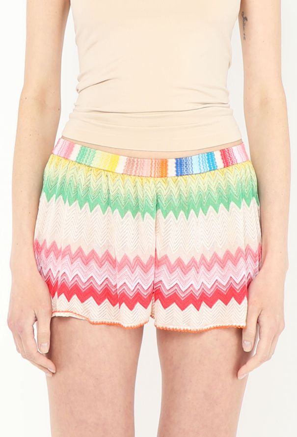 Missoni Chevron Shorts & Head-Wrap Set - 3