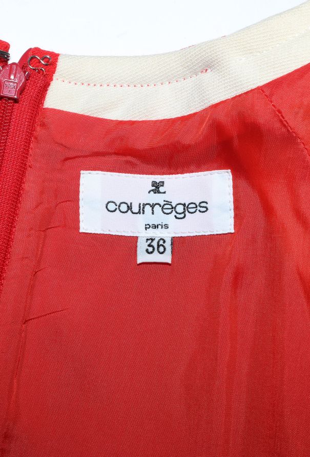 Courrèges Vintage Bicolor Shift Dress - 5