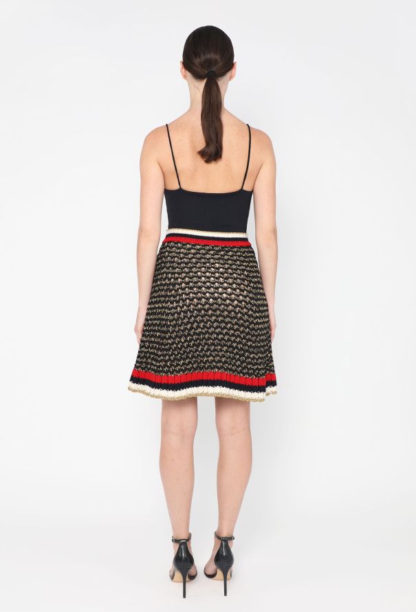 Gucci Resort 2016 Crochet Lurex Skirt - 5