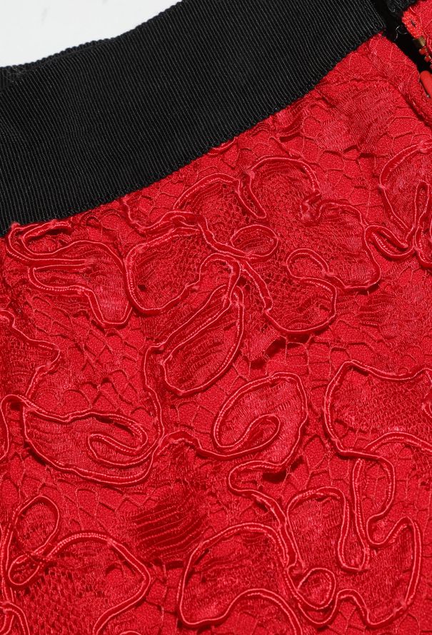 Saint Laurent 1986 Embroidered Lace Strass Ensemble - 11