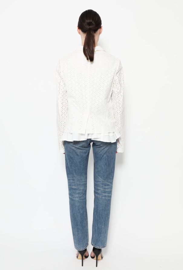 Comme des Garçons Floral Cut-Out Peplum  Jacket - 5