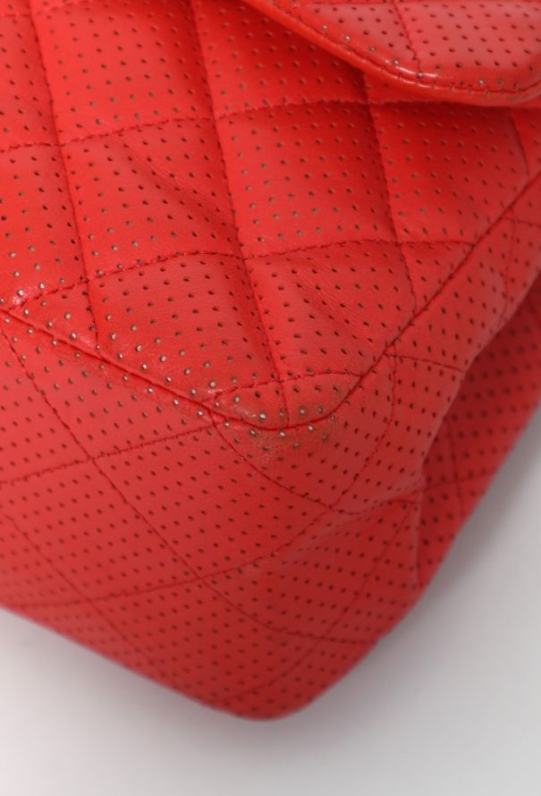 Chanel Perforated Jumbo Timeless Flap Bag - 8