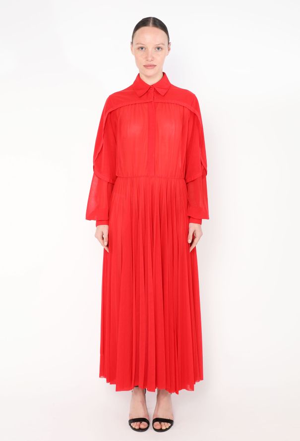 Céline CAMPAIGN S/S 2017 Tulip-Sleeve Dress - 3