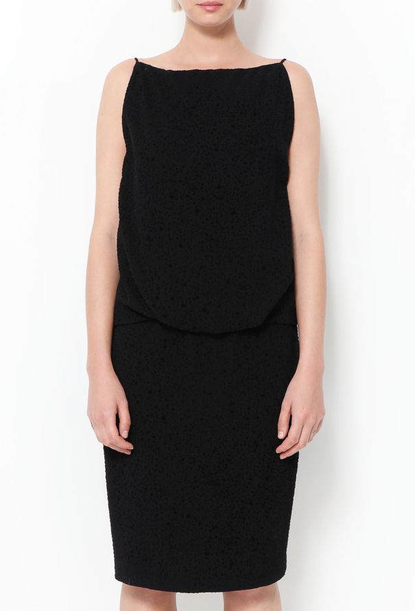 Balenciaga 2010 Velvet Textured Crêpe Dress - 3