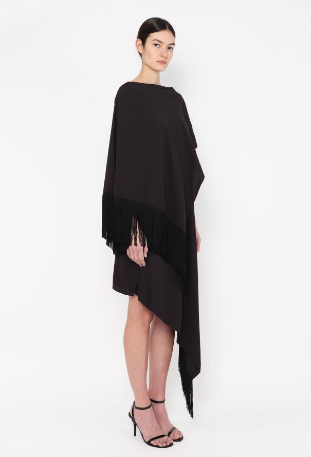 Balenciaga Asymmetrical Tassel Trim Ensemble - 4