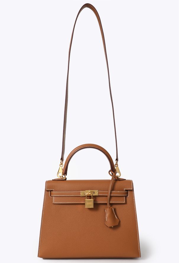 Hermès 2023 Gold Epsom Kelly Sellier 25 - 3