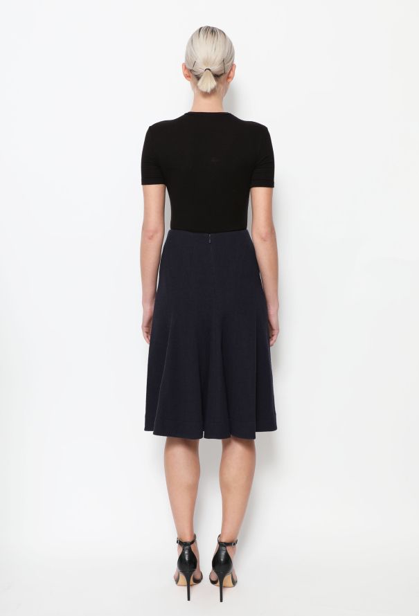 Chloé F/W 2019 Flared Military Skirt - 4