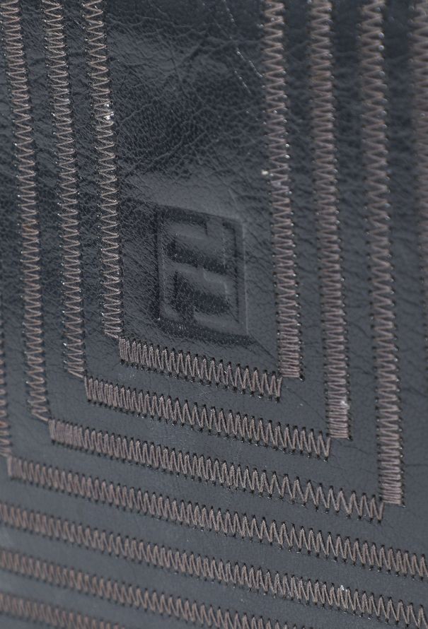 Fendi 80's Stitched Clutch - 11