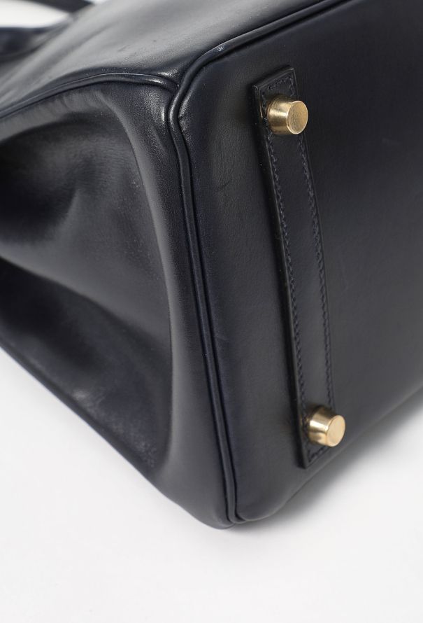 Hermès Elegant '90s Bleu Nuit Box Birkin 30 - 11
