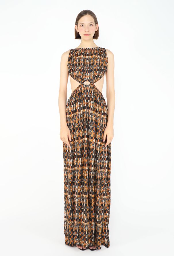 Céline COLLECTOR S/S 2017 Open-Back Basketweave Dress - 3