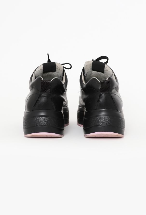 Céline Delivery Sneakers in Black Leather – S/S 2018 Runway - 5