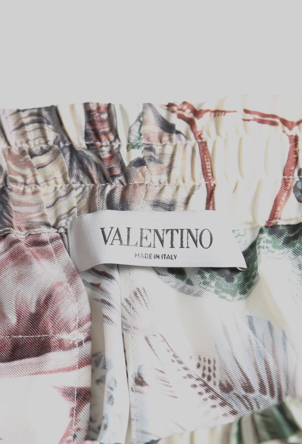 Valentino 2016 Printed Silk Pants - 4