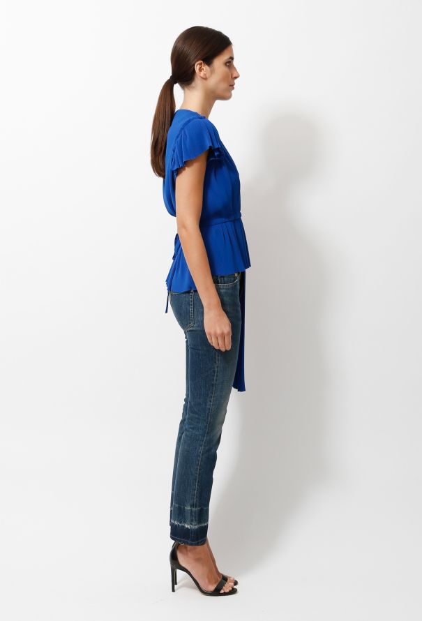 Balenciaga 2016 Pleated Blouse - 4