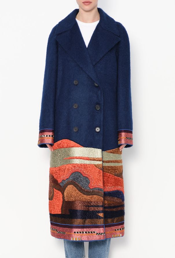 Etro F/W 2015 Landscape Mohair Coat - 4