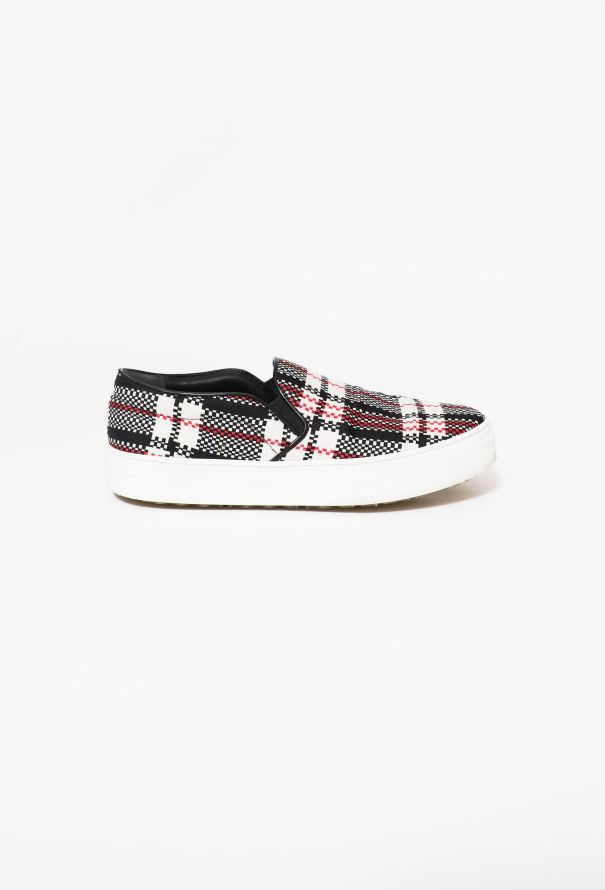 Céline Checkered Canvas Sneakers - 1