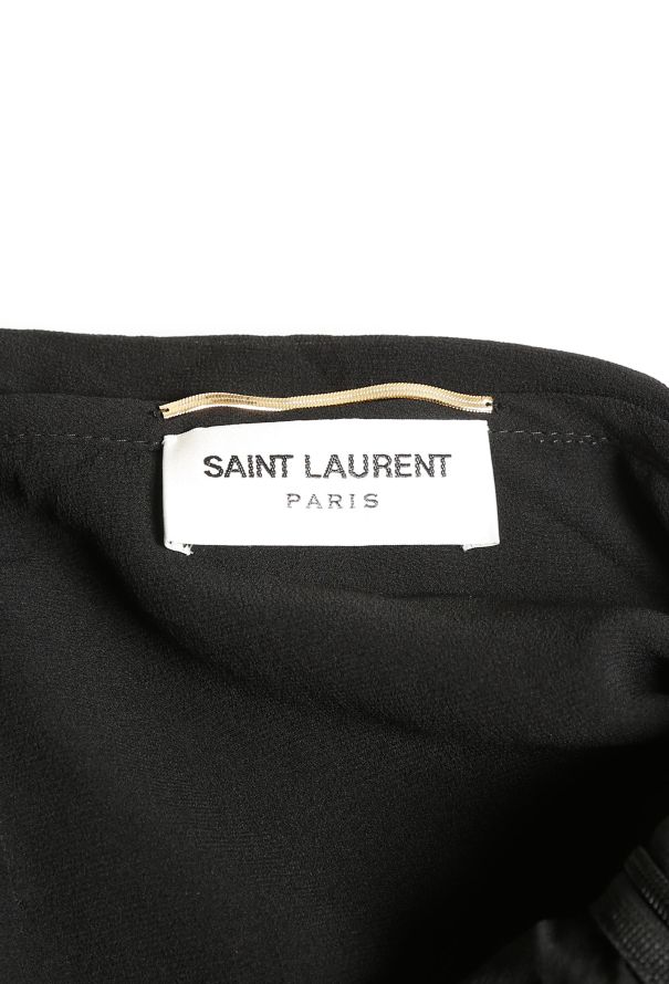 Saint Laurent F/W 2013 Draped Crêpe Dress - 6
